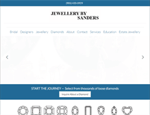 Tablet Screenshot of jewellerybysanders.com